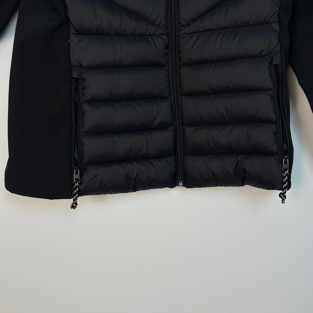 Hollister Women's Black 90% Down Puffer Jacket Full Zip Size M - Picture 3 of 11